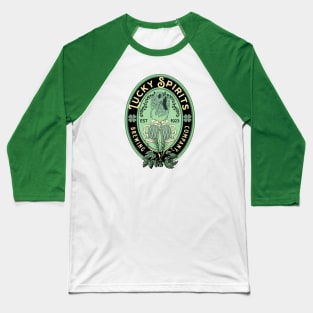 St. Patrick's Day Lucky Spirits Brewing Company Baseball T-Shirt